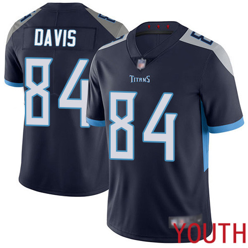 Tennessee Titans Limited Navy Blue Youth Corey Davis Home Jersey NFL Football #84 Vapor Untouchable